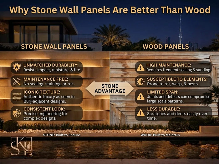 Why Stone Wall Panels Are Better Than Wood