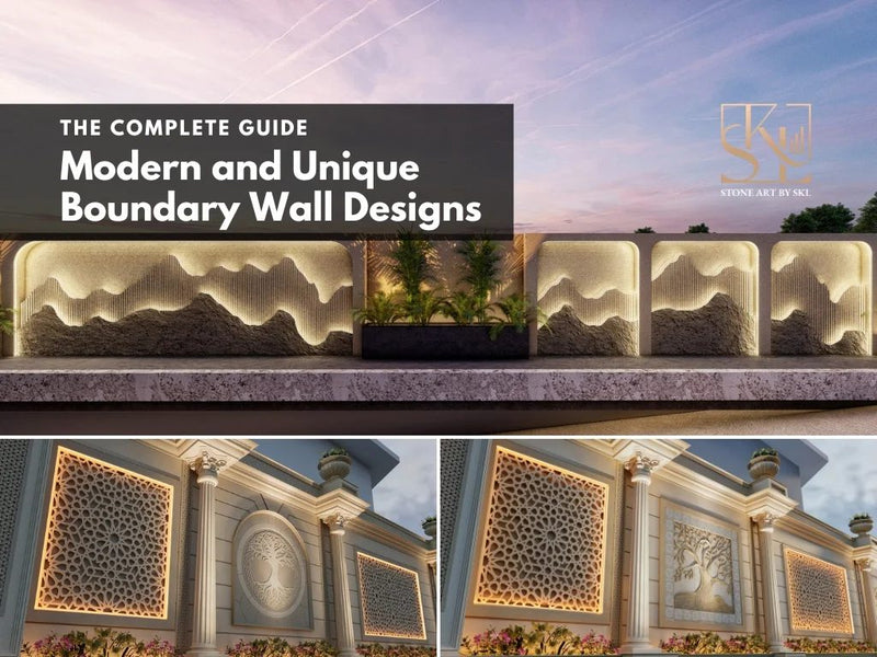 Modern and Unique Boundary Wall Designs - The Complete Guide