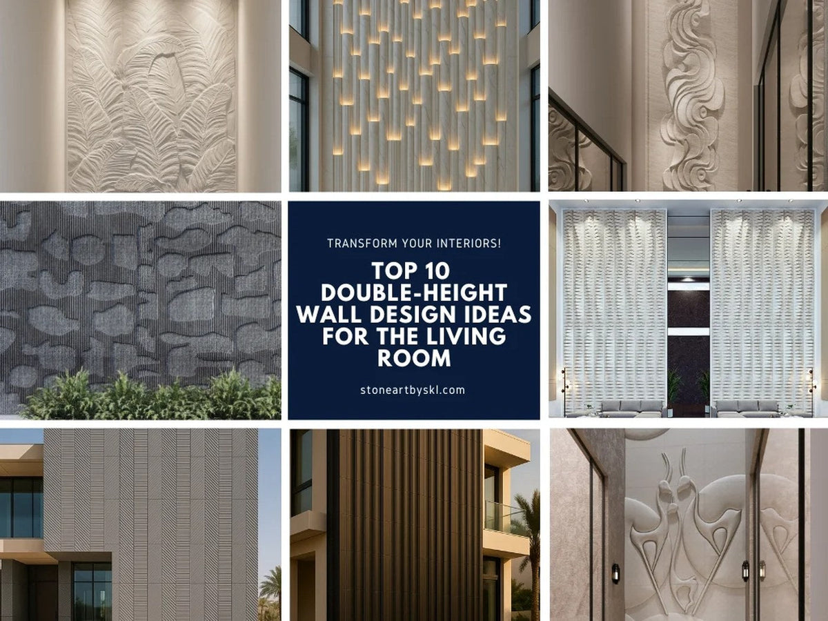 Top 10 Double-Height Wall Design Ideas for the Living Room