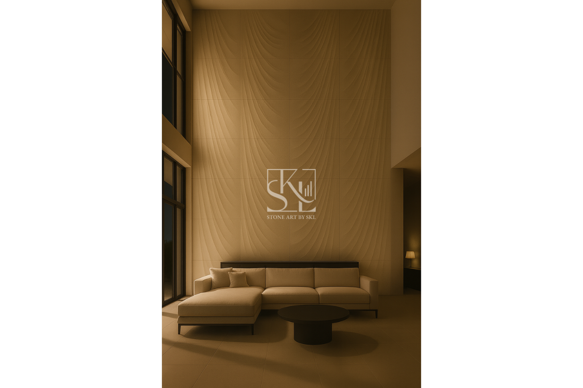 Luxurious Curtain Design Wall Cladding