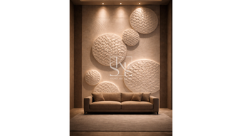 Eclipse 3D Feature Wall Design