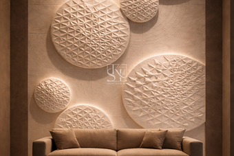 Eclipse 3D Feature Wall Design