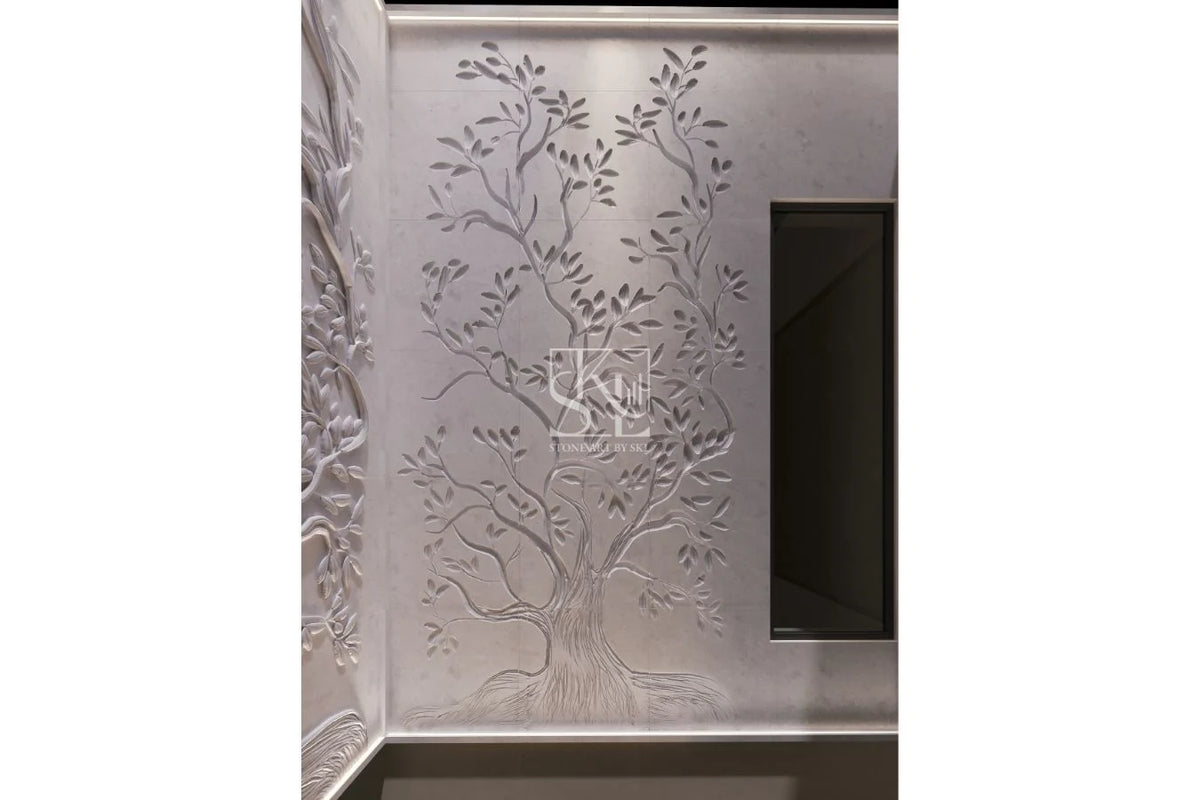 Embossed Tree of Life Design