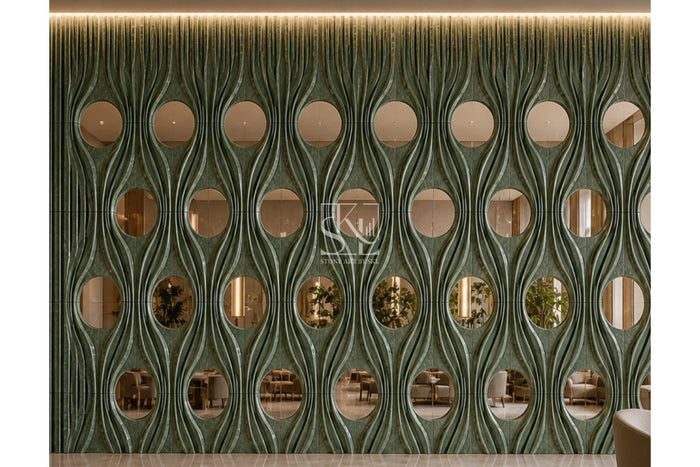 Emerald Marble Screen Design