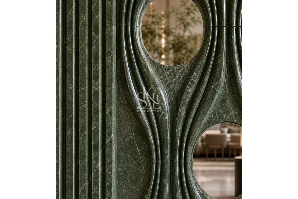 Emerald Marble Screen Design