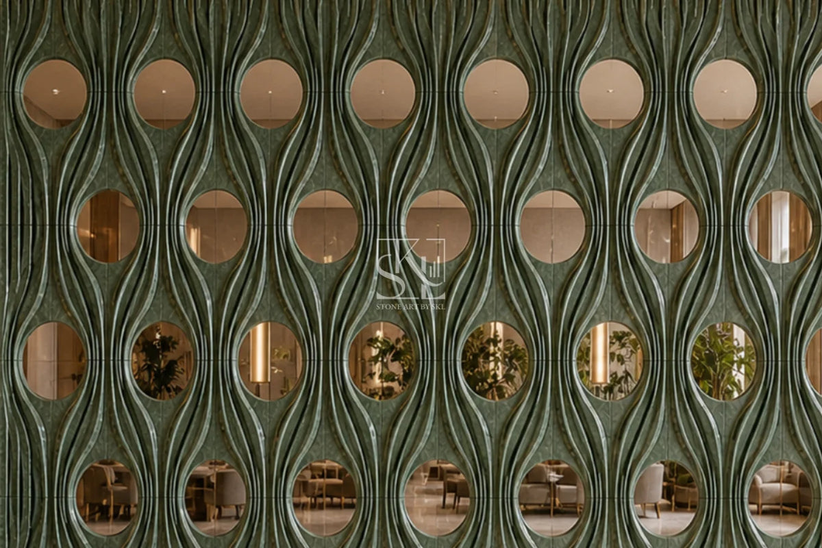 Emerald Marble Screen Design