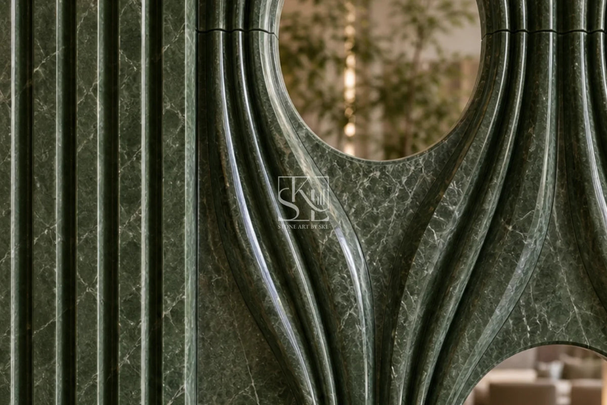 Emerald Marble Screen Design