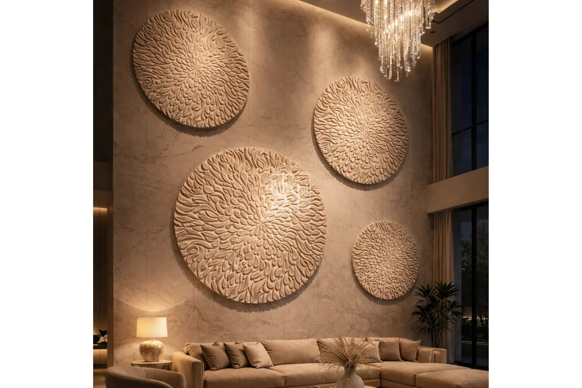 Flora Disc Design Wall Cladding
