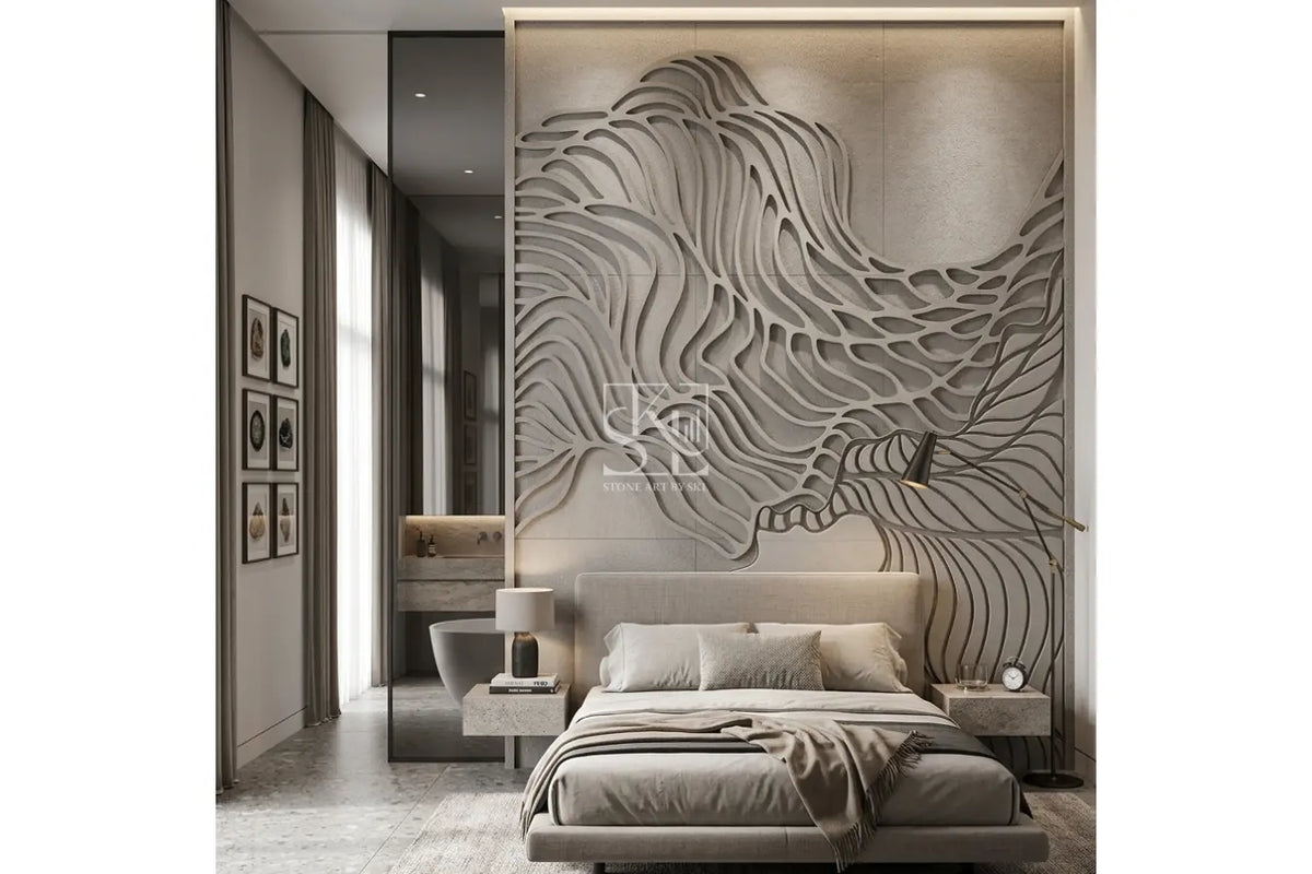 the Best Grey Wave Design Decorative Wall Cladding