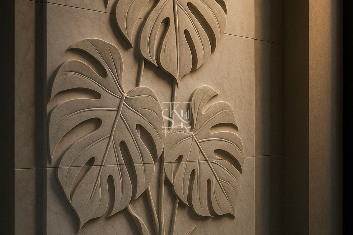 the Best Leaf Design Wall Cladding in Natural Stone