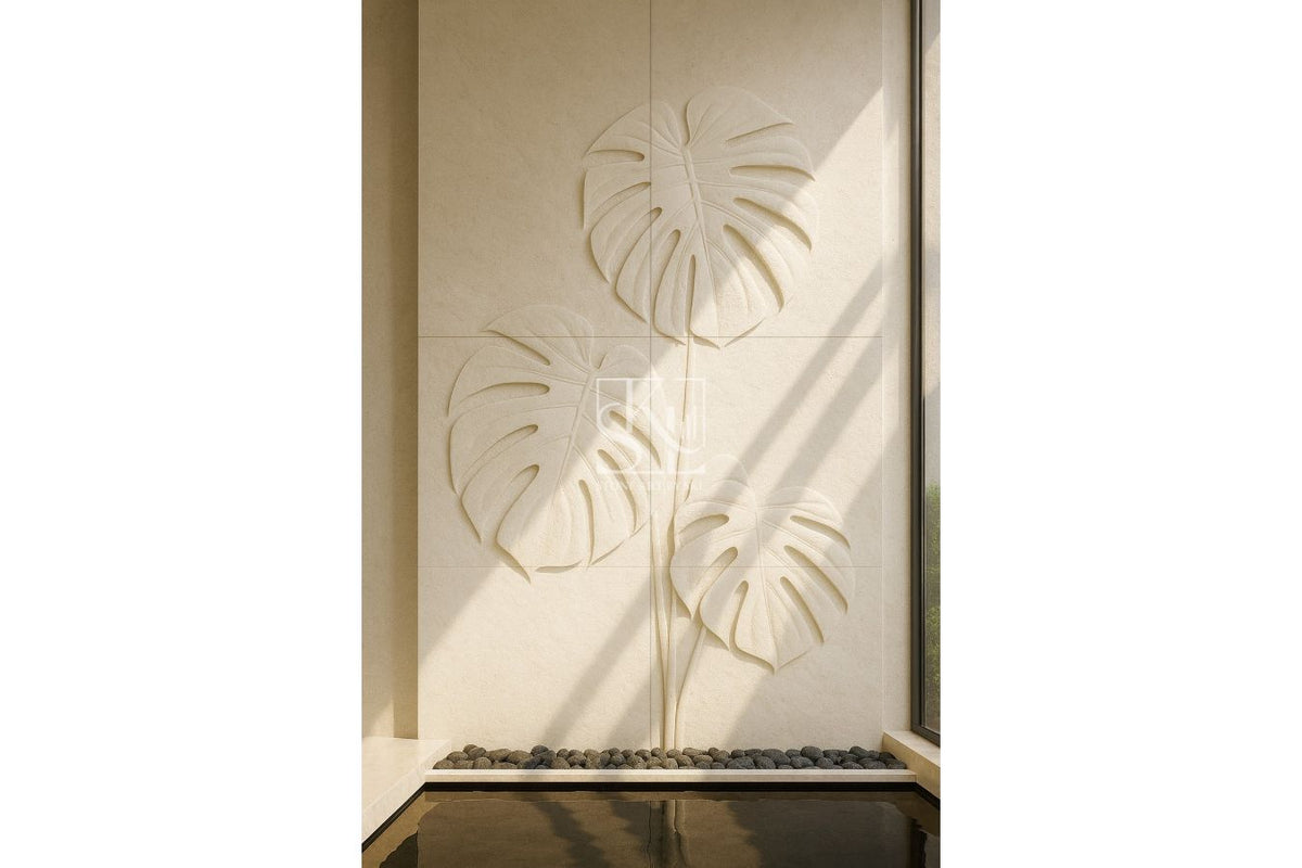 the Best Leaf Design Wall Cladding in Natural Stone
