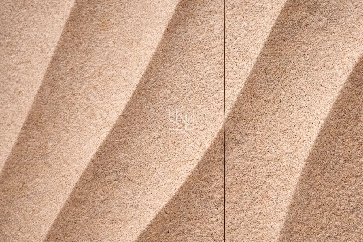 Linear Wave Design Decorative Wall Cladding by Stone Art By SKL