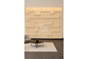 Luminous Stone Grid Design