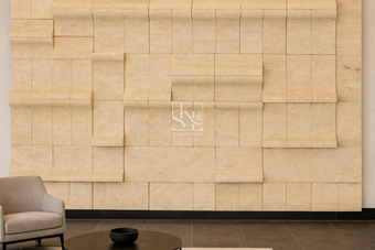 Luminous Stone Grid Design