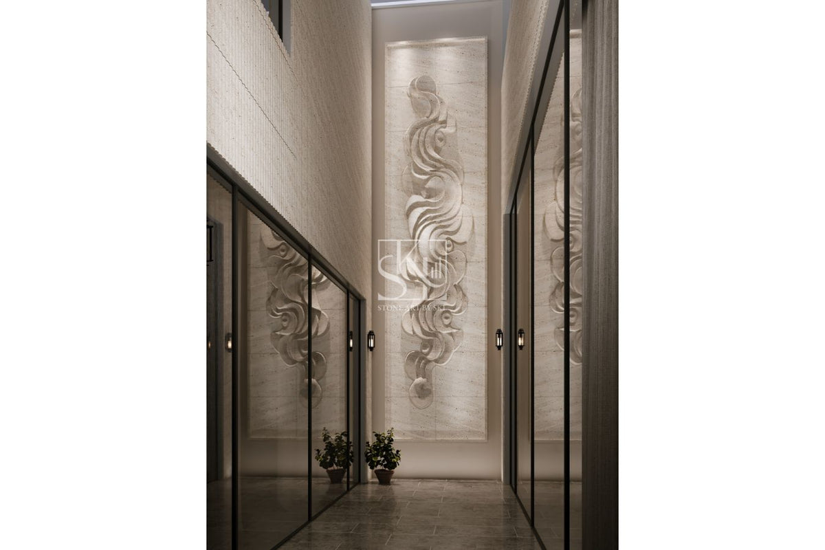 Petal Layers Design Wall Cladding