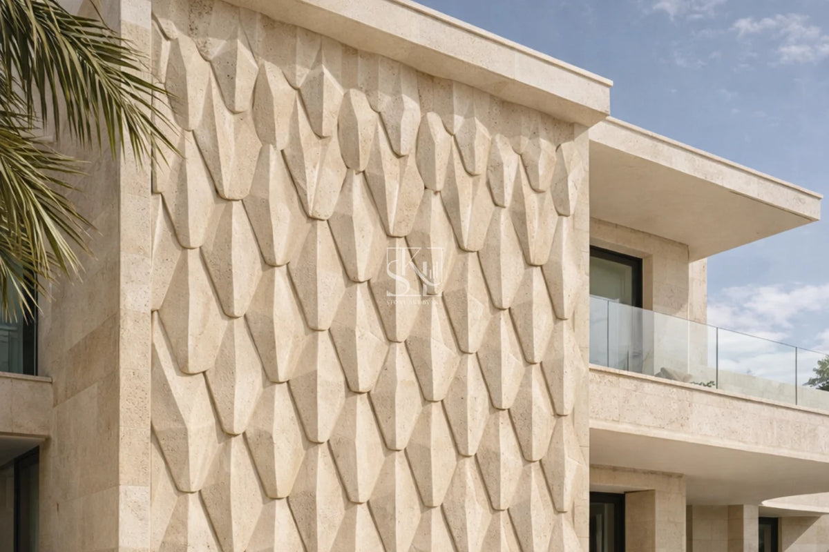 Prism Layer Pattern Stone Wall Cladding
