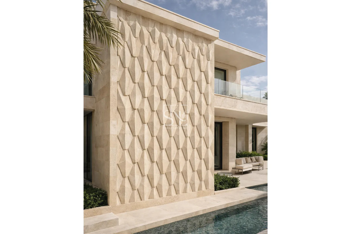 Prism Layer Pattern Stone Wall Cladding