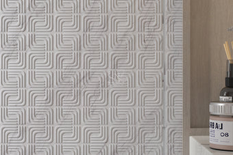 Boomerang Textured Marble Surface