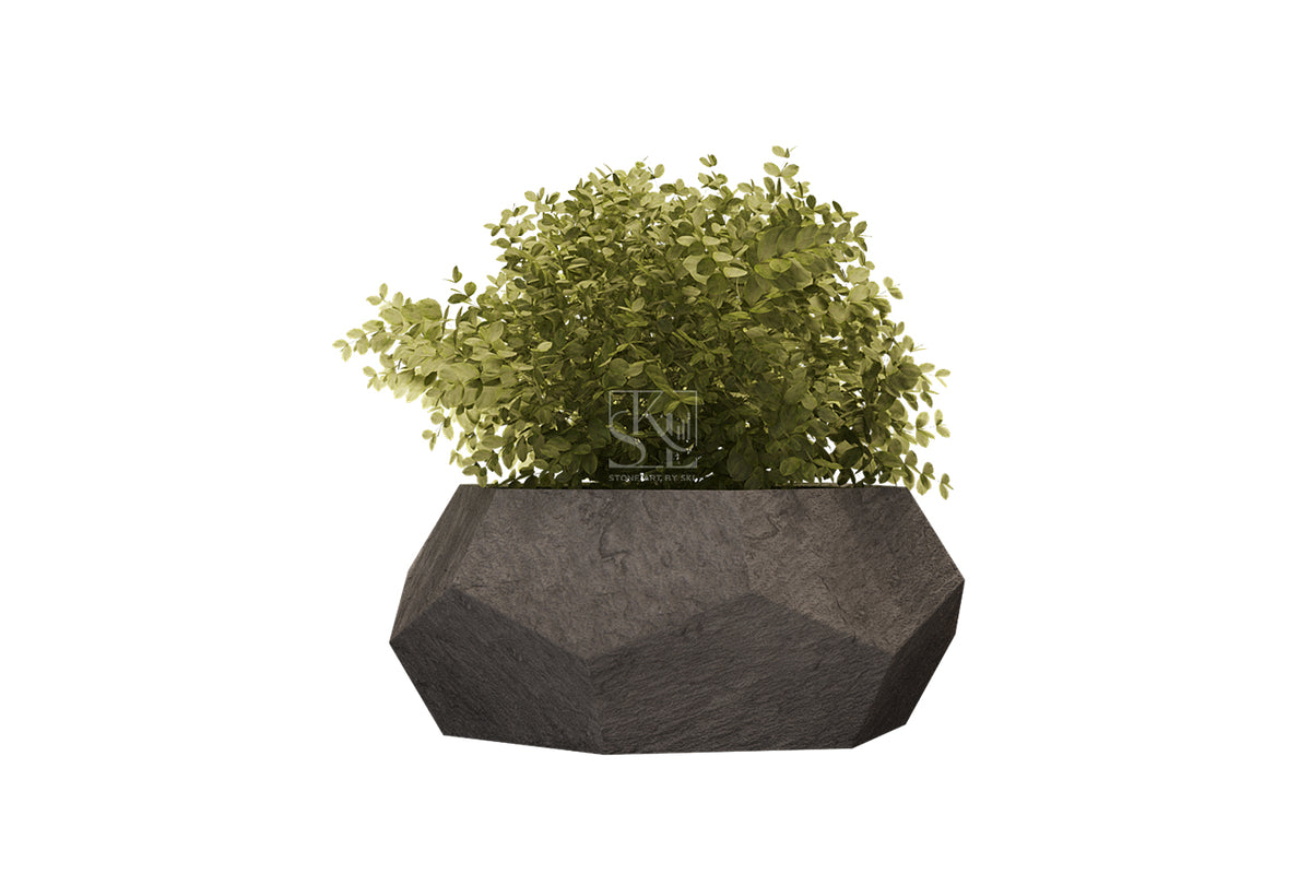 Grey Sandstone Vase