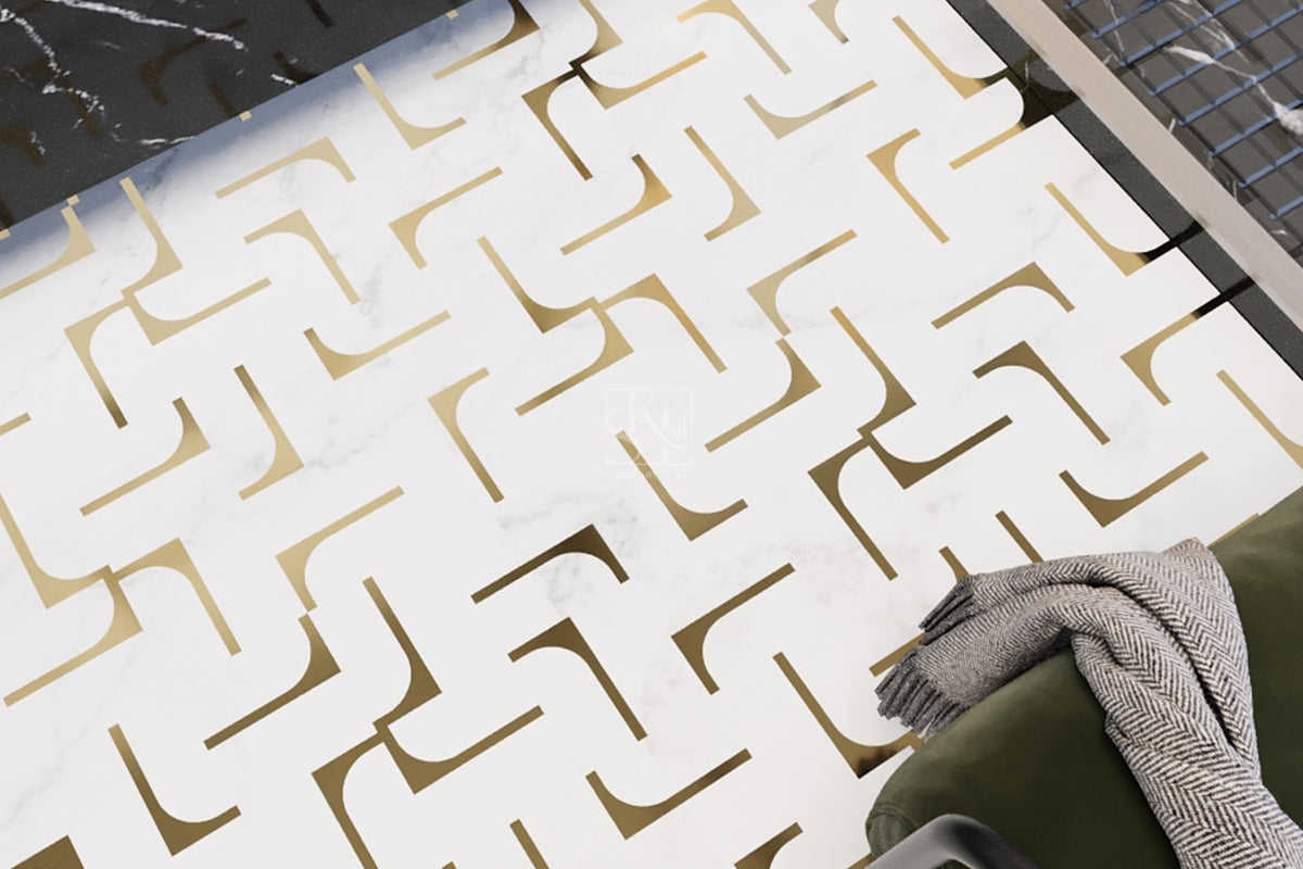 Boomerang Mosaic Flooring