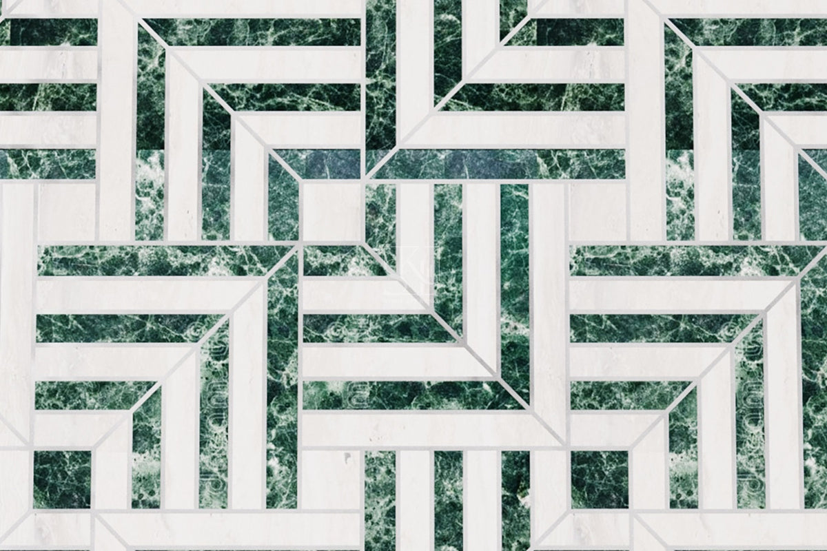Maze Mosaic Flooring