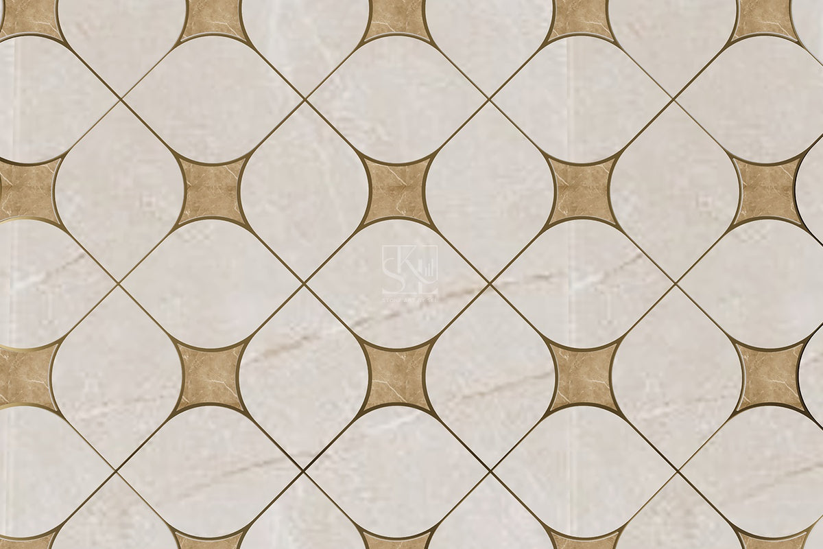 Squircle Mosaic Flooring