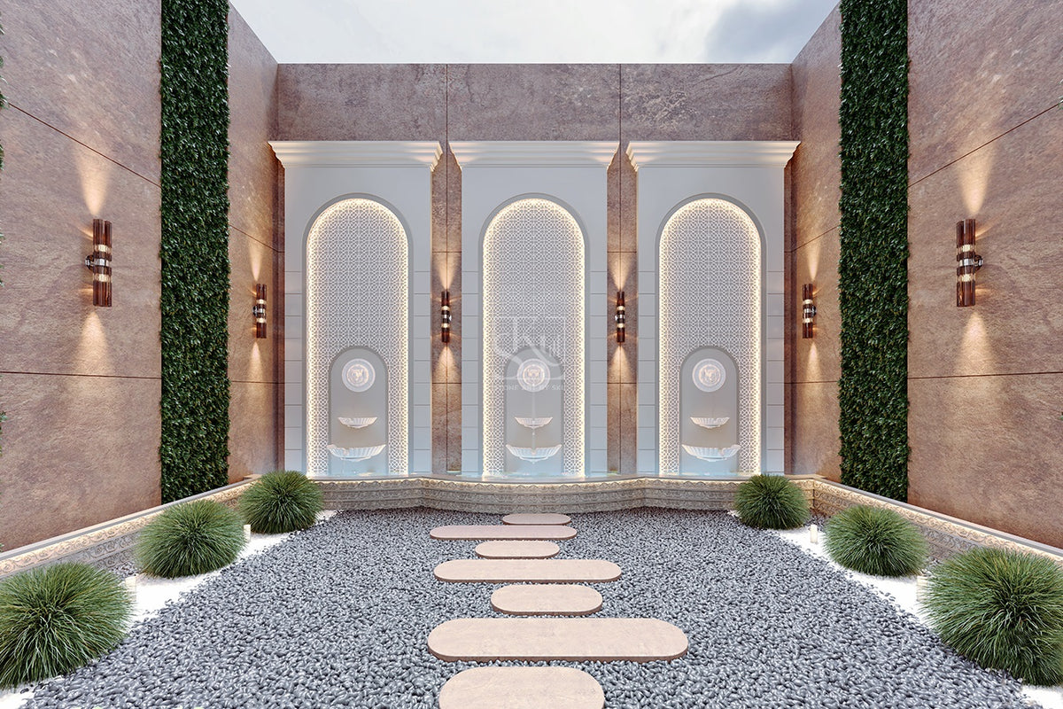 Lion Feature Wall Fountain 2