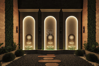 Lion Feature Wall Fountain 2