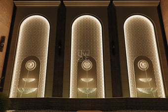Lion Feature Wall Fountain 2