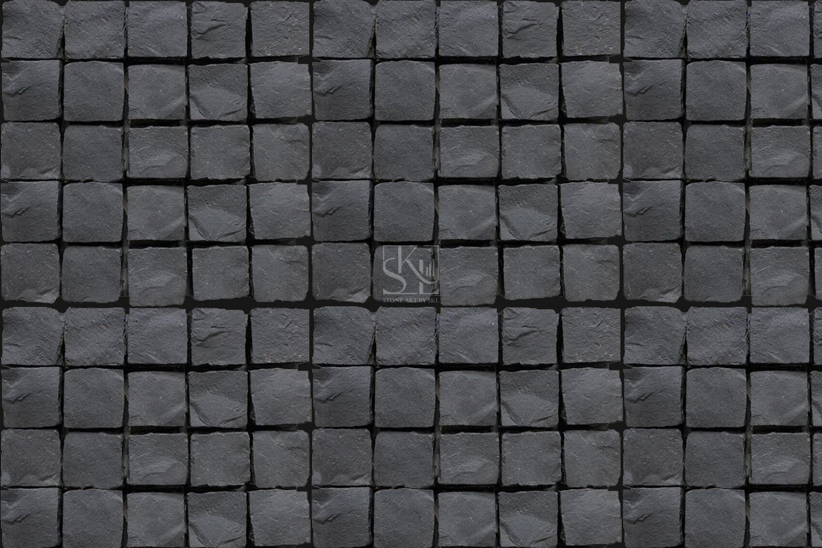 Black Cobblestone Pavers