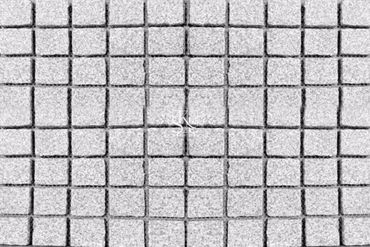White Cobblestone Pavers