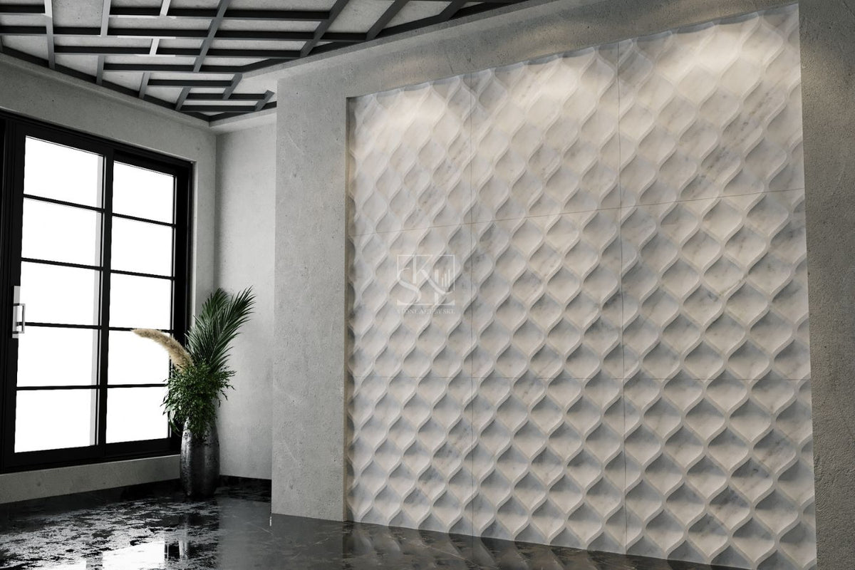 3D Design Marble Wall Cladding