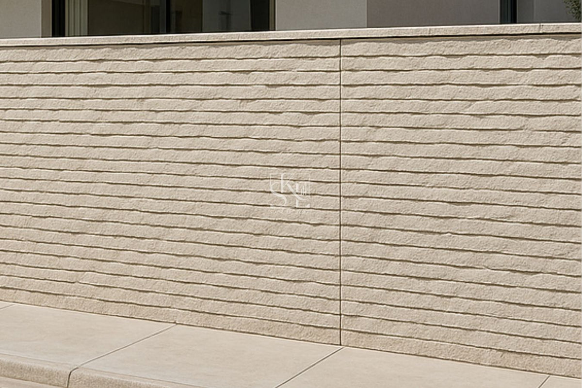 Transform Your Space with Chiselled Strips Wall Design