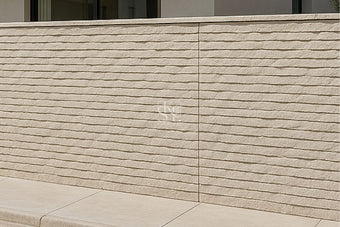 Chiselled Strips Wall Design
