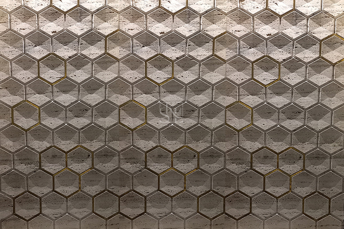 Hexagonal Pattern Wall Cladding
