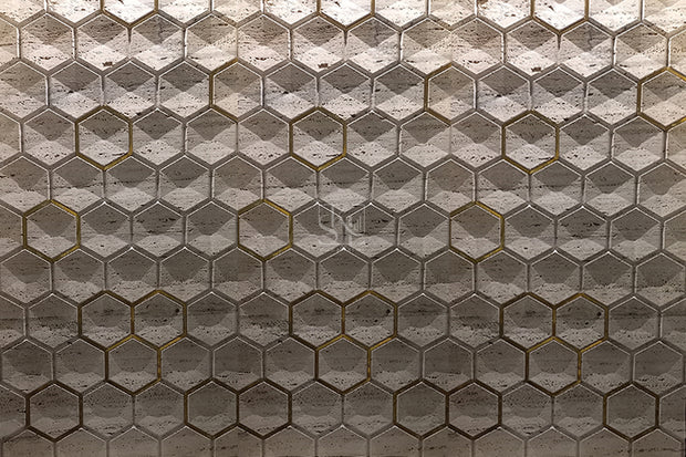 Hexagonal Pattern Wall Cladding