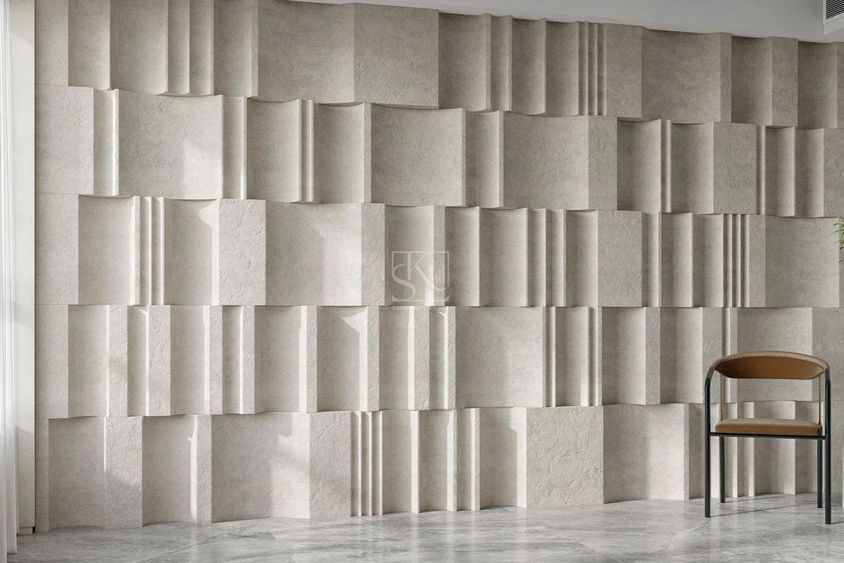 Curved Fluted Blocks Design