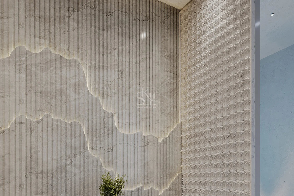 Fluting Marble Layers Design