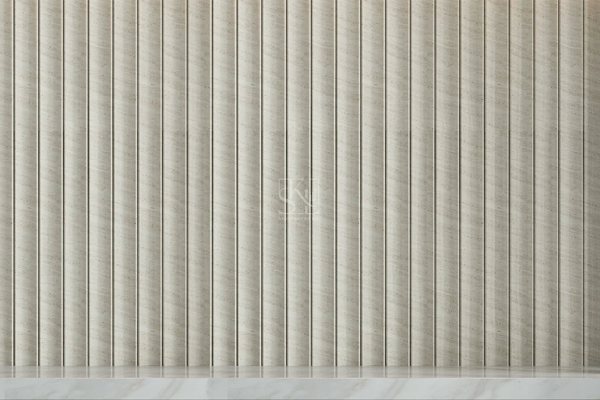 Concave Fluting Wall Design