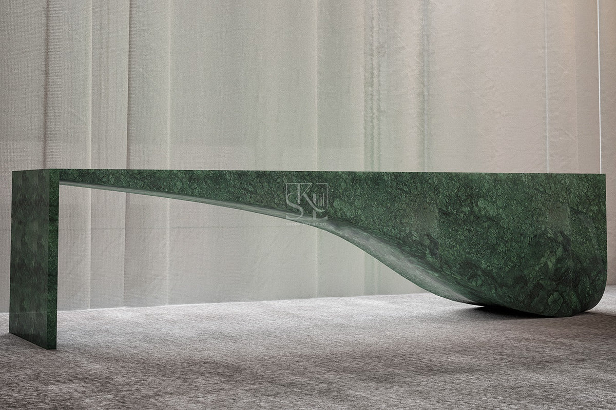 Instrumental Marble Bench