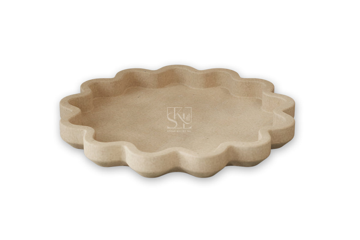 Beige Marble Tray