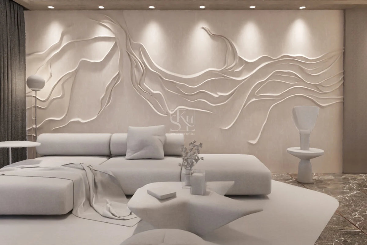 Random Wave Design Wall