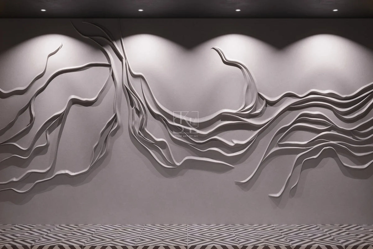 Random Wave Design Wall
