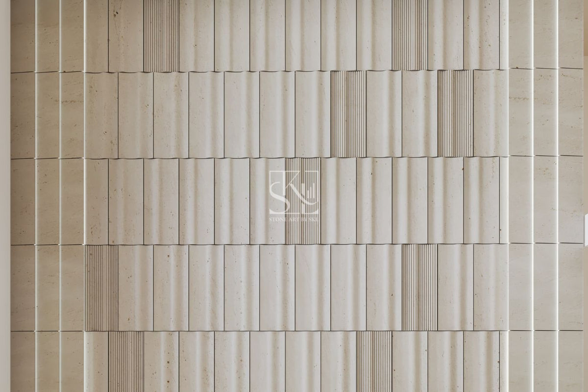 Staggered Curve Design Wall Cladding