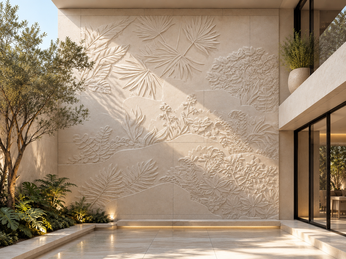 Flora Relief Design