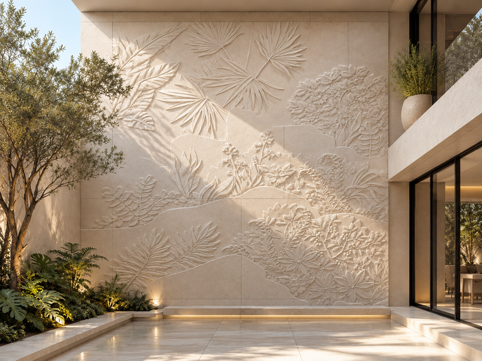 Flora Relief Design