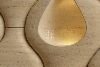 Travertine Interlock Design