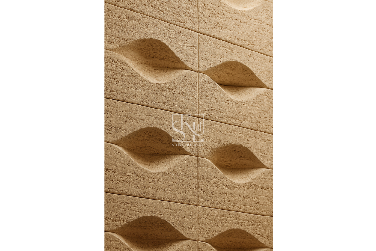 Travertine Oasis Design Wall Cladding